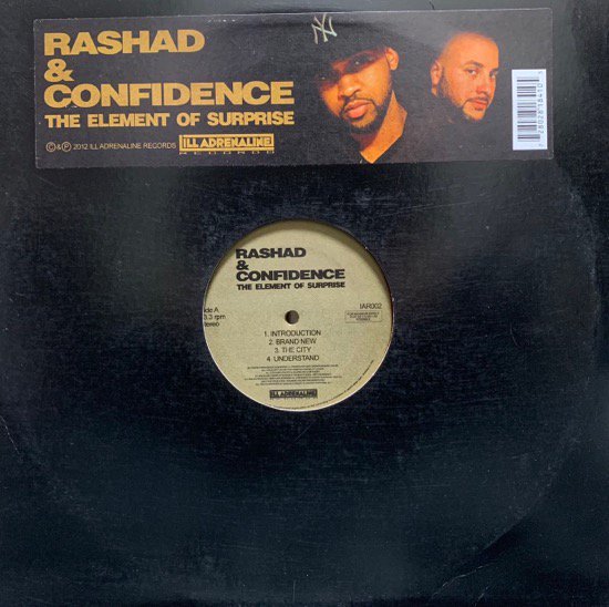 RASHAD & CONFIDENCE / THE ELEMENT OF SURPRISE (2012 US ORIGINAL LIMITED PRESS)