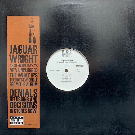 JAGUAR WRIGHT / THE WHAT IF'S(2002 US ORIGINAL PROMO ONLY)