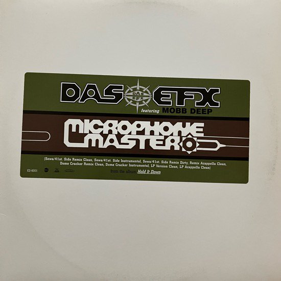 DAS EFX FEATURING MOBB DEEP / MICROPHONE MASTER (1995 US PROMO)