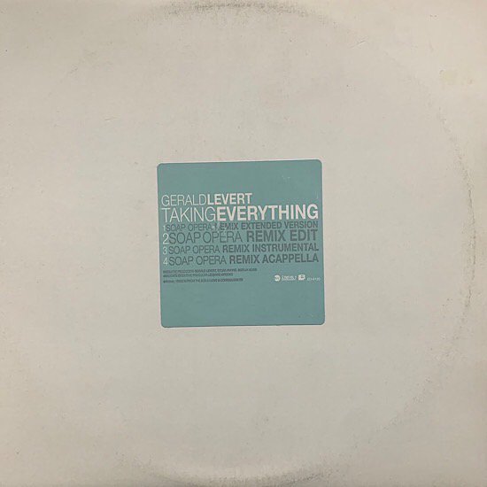 GERALD LEVERT / TAKING EVERYTHING (1998 US ORIGINAL PROMO ONLY)