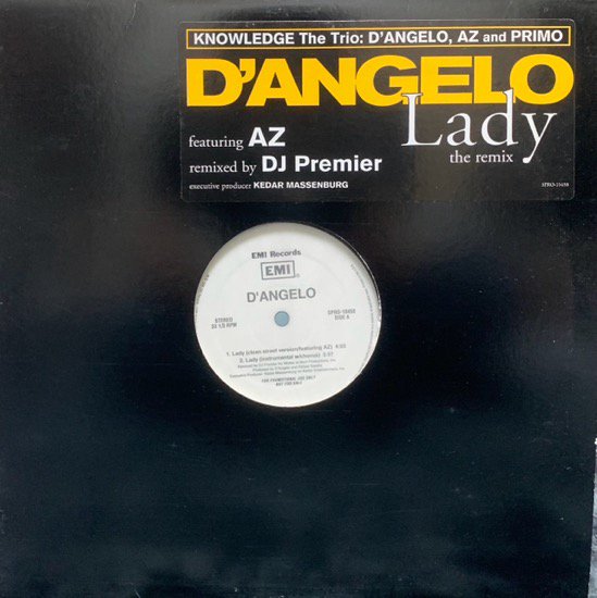 D'ANGELO / LADY (1996 US PROMO)