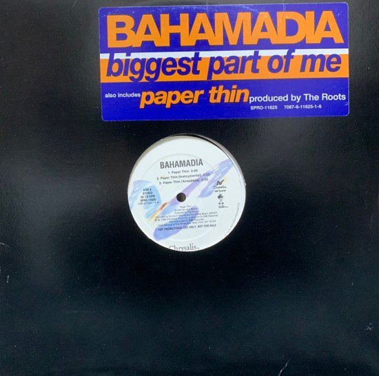BAHAMADIA / BIGGEST PART OF ME (1996 US PROMO ONLY)