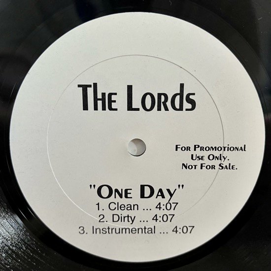 THE LORDS / ONE DAY (1997 US PROMO ONLY)