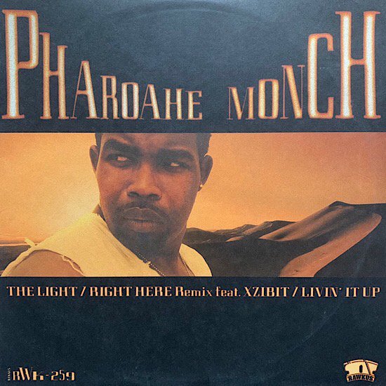 PHAROAHE MONCH / THE LIGHT / LIVIN' IT UP b/w RIGHT HERE (REMIX) (2000 US PROMO)