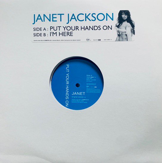JANET JACKSON / PUT YOUR HANDS ON b/w I'M HERE (2004 UK PROMO ONLY VERY RARE)