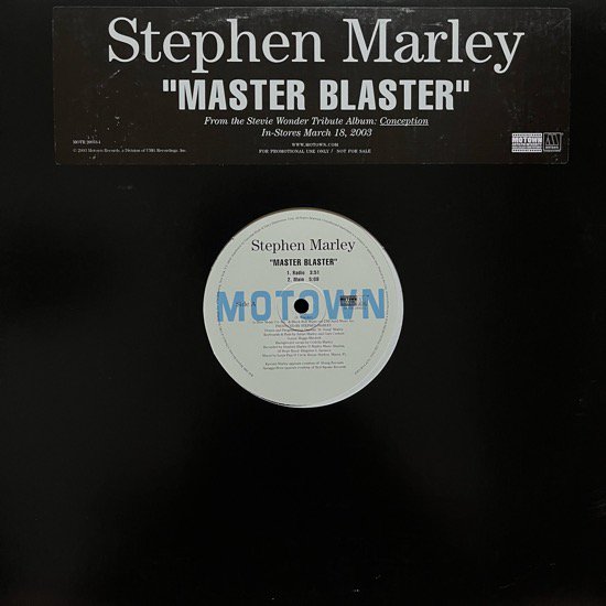 STEPHEN MARLEY / MASTER BLASTER (2003 US PROMO )