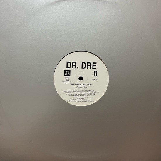 DR. DRE / BEEN THERE DONE THAT (1996 US PROMO ONLY)