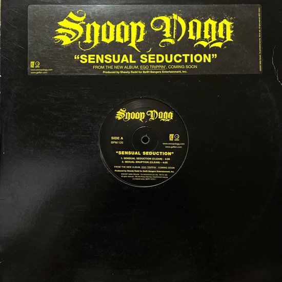 SNOOP  DOGG / SENSUAL SEDUCTION (2007 US PROMO )