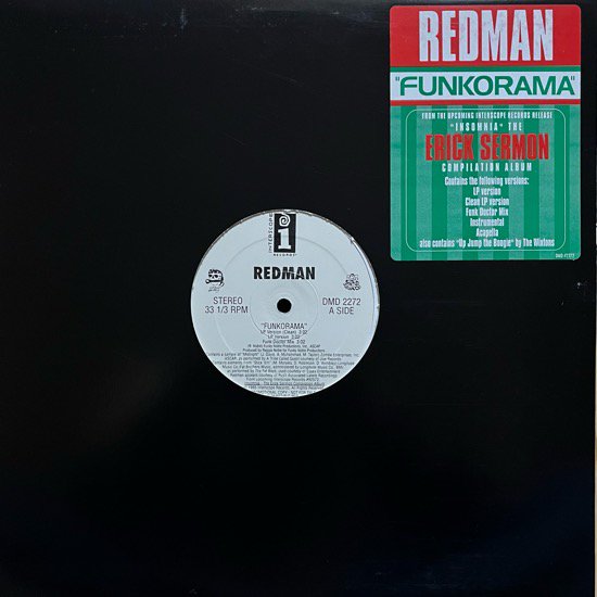 REDMAN / FUNKORAMA b/w THE WIXTONS / UP JUMP  THE BOOGIE (1995 US PROMO ONLY)