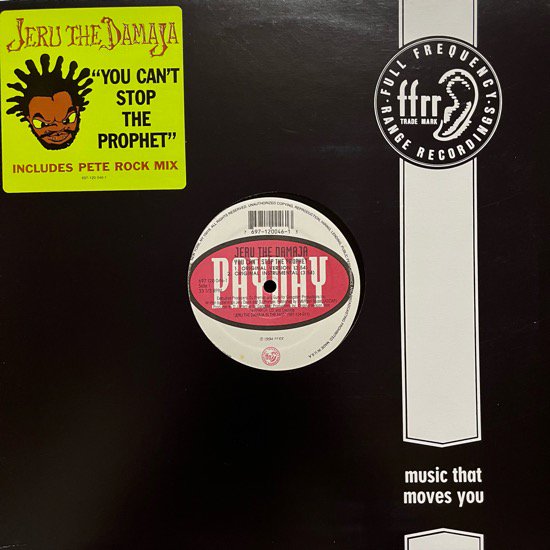 JERU THE DAMAJA / YOU CAN'T STOP THE PROPHET (1994 US ORIGINAL)