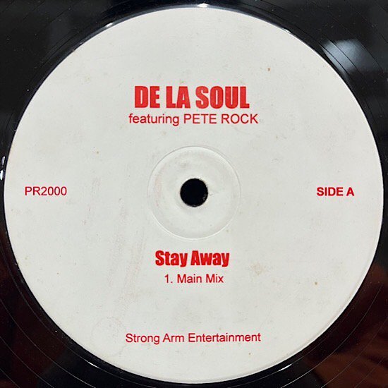 DE LA SOUL / STAY AWAY feat Pete Rock, Rob O(1998 US UNKNOWN PRESSING)