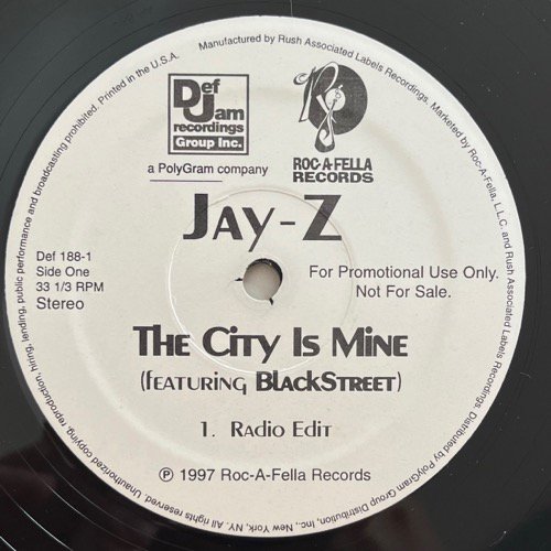 Jay-Z / The City Is Mine (1997 US PROMO ONLY)