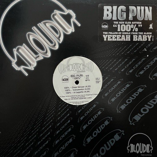 BIG PUN / 100% (2000 US PROMO ONLY)