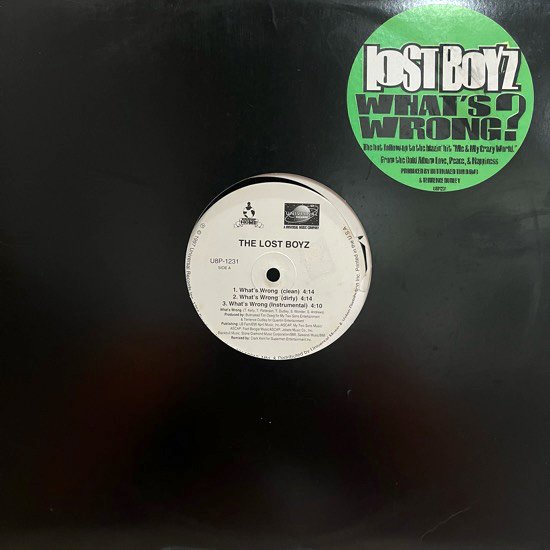 LOST BOYZ / WHAT'S WRONG (1997 US PROMO ONLY)