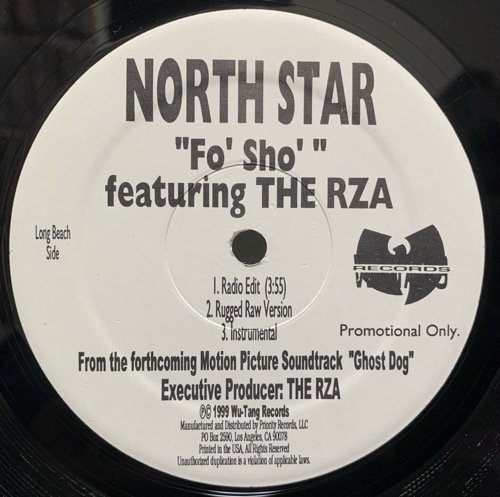 NORTH STAR / FO' SHO b/w BLACK KNIGHTS / ZIP CODE (2000 US PROMO