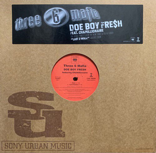 Three 6 Mafia featuring Chamillionaire / Doe Boy Fresh (2006 US PROMO ONLY)