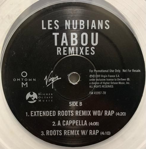 Les Nubians / Tabou (Remixes) (1999 US PROMO ONLY) - SLASH