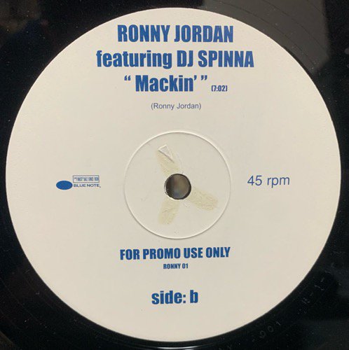 Ronny Jordan / A Brighter Day b/w Mackin (DJ SPINNA REMIX) (2000 UK PROMO ONLY)