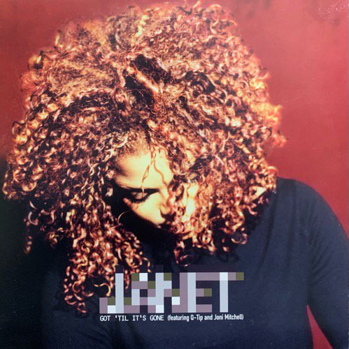 JANET FEATURING Q-TIP AND JONI MITCHELL / GOT 'TIL IT'S GONE (1997 US ORIGINAL PROMO ONLY RARE)