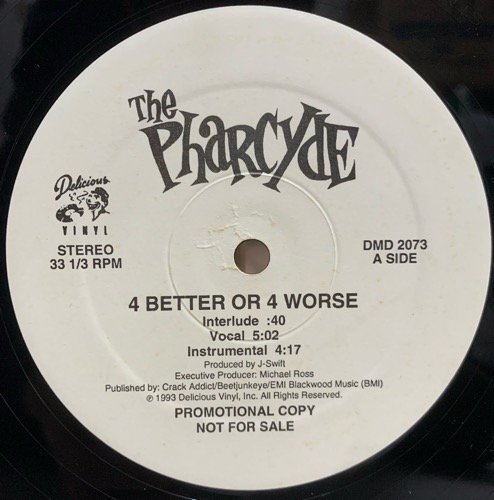 The Pharcyde - 4 better or 4 worse レコードThePharcyde - ポップス ...