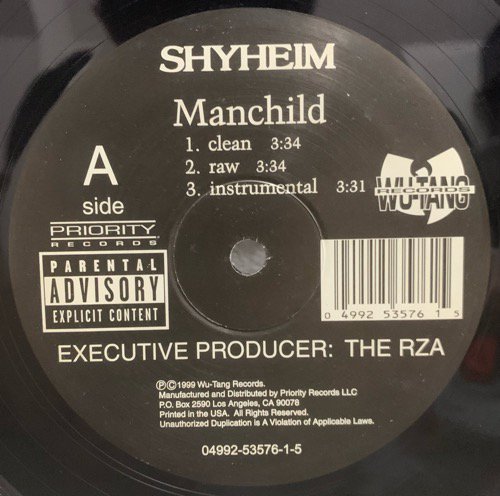 Shyheim / Manchild / Furious Anger Featuring Big L (1999 US PROMO ONLY)