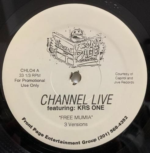 Channel Live Featuring KRS-One / Free Mumia (1995 US ORIGINAL)