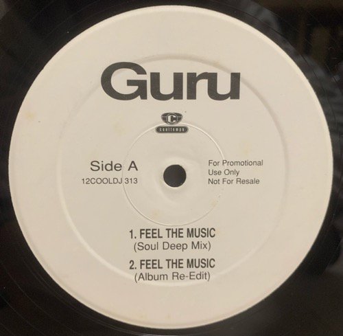 Guru / Feel The Music (1995 UK ORIGINAL PROMO)