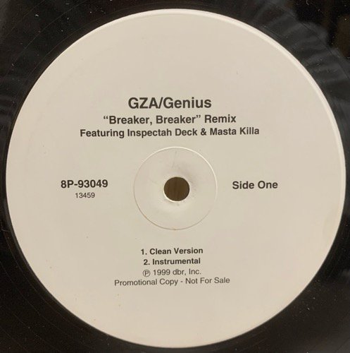 GZA / Genius / Breaker, Breaker (Remix) (1999 US PROMO ONLY)