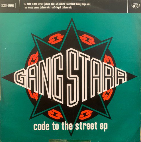 Gangstarr / Code To The Street EP (1994 UK ORIGINAL)