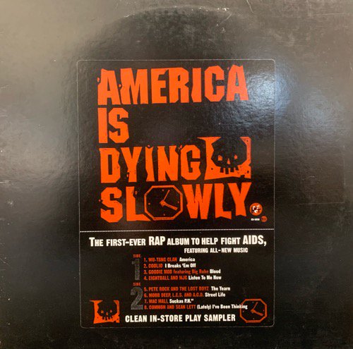  AMERICA IS DYING SLOWLY EP(1996 US ORIGINAL PROMO ONLY)
