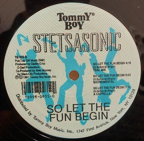 洋楽 12\" STETSASONIC - SO LET THE FUN BEGIN Stetsasonic - So Let the Fun Begin - YouTube