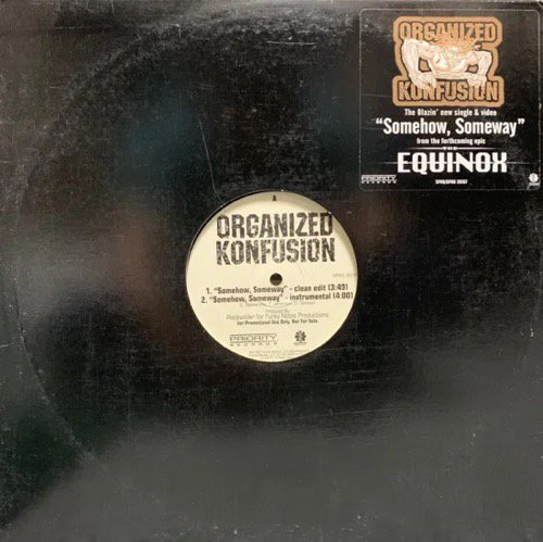 ORGANIZED KONFUSION / SOMEHOW, SOMEWAY (1997 US ORIGINAL PROMO)