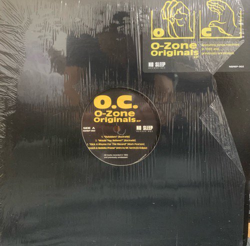 O.C. / O-Zone Originals EP (2010 US ORIGINAL Limited to 200 copies ONLY VERY RARE PRESSING)