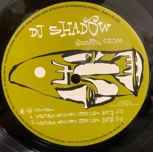 DJ Shadow / Preemptive Strike レコード シールド