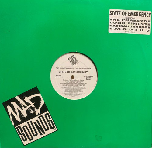 State Of Emergency / Lord Finesse–	Shorties Kaught In The System (Remix) (1994 US PROMO ONLY)