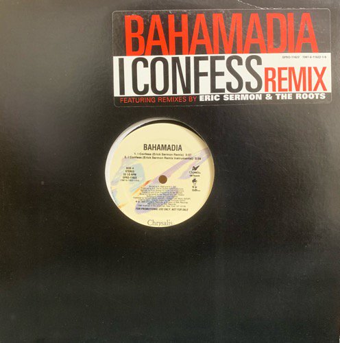 BAHAMADIA / I CONFESS (The Roots Remix) (1996 US PROMO)