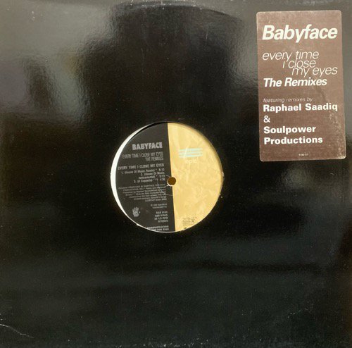 Babyface / Every Time I Close My Eyes (The Remixes)(1996 US PROMO ONLY)