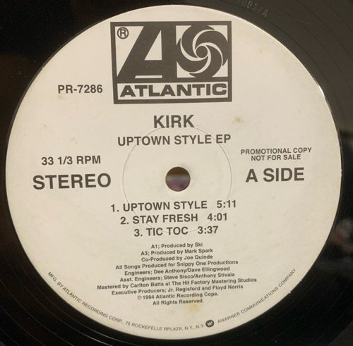 Kirk / Uptown Style EP (2001 JP LIMITED PRESS)