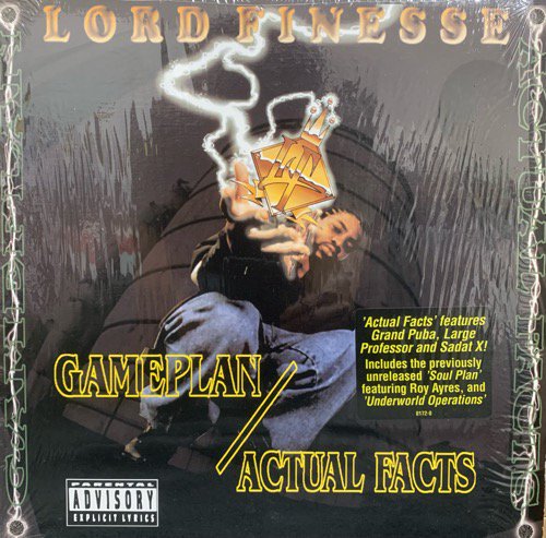 LORD FINESSE / GAMEPLAN b/w ACTUAL FACTS (1996 US ORIGINAL)