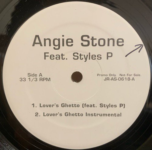 ANGIE STONE FEAT. STYLES P / LOVER'S GHETTO (2004 US PROMO ONLY RARE)