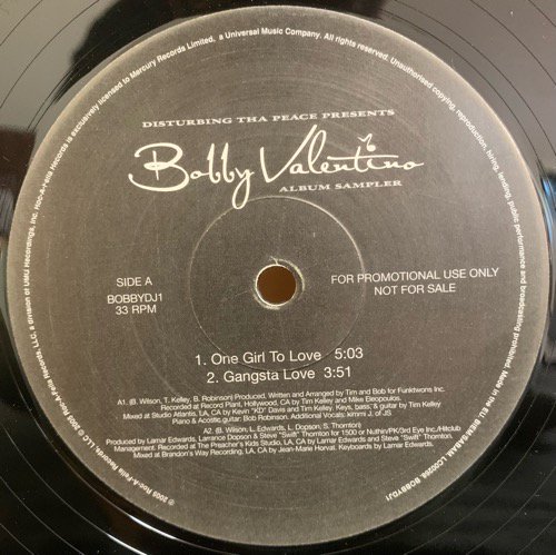 Bobby Valentino / Album Sampler (2005 EU ORIGINAL PROMO ONLY)