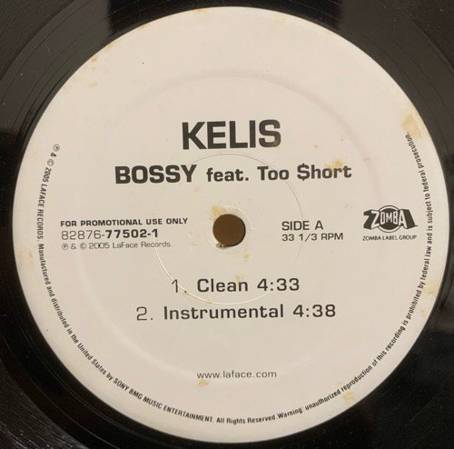 Kelis Feat. Too $hort / Bossy (2006 US PROMO ONLY)