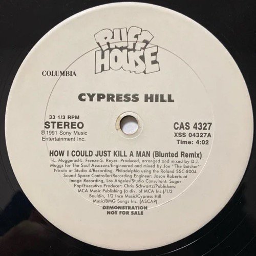 CYPRESS HILL / HOW I COULD JUST KILL A MAN (BLUNTED REMIX)(1991 US PROMO ONLY VERY RARE)
