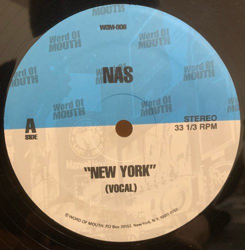 Nas / New York (2005 US UNKNOWN PRESSING)