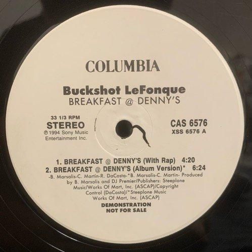 BUCKSHOT LEFONQUE / BREAKFAST @ DENNY'S (1994 US ORIGINAL PROMO ONLY)