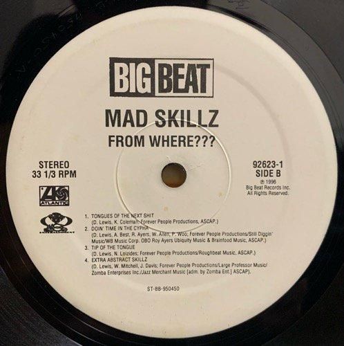 MAD SKILLZ / FROM WHERE??? (1995 US ORIGINAL ) - SLASH RECORD