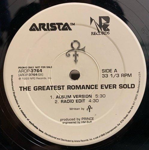  Prince / The Greatest Romance Ever Sold (1999 US PROMO ONLY)