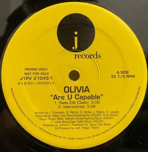 Olivia / Are U Capable (2001 US PROMO ONLY)