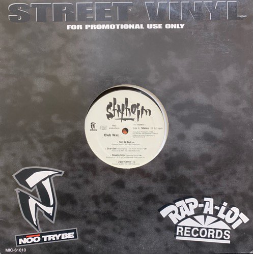 SHYHEIM / CLUB WAX (1996 US ORIGINAL PROMO ONLY)