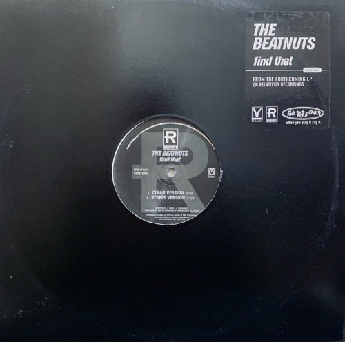 THE BEATNUTS / FIND THAT (1996 US PROMO ONLY)